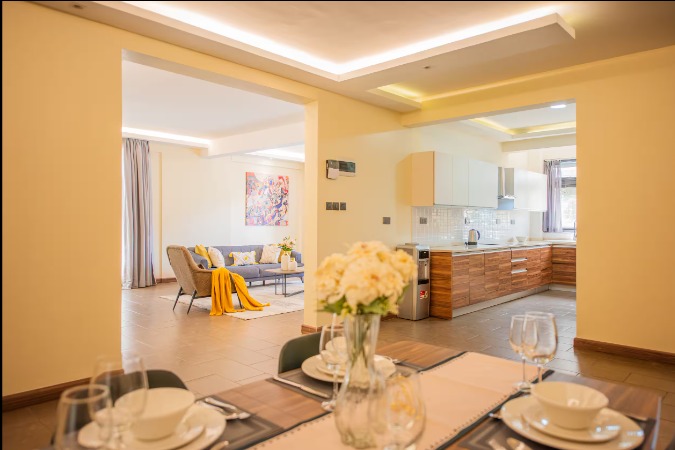Fully Furnished 2-Bedroom All-En-Suite Apartment for Rent – Westlands
