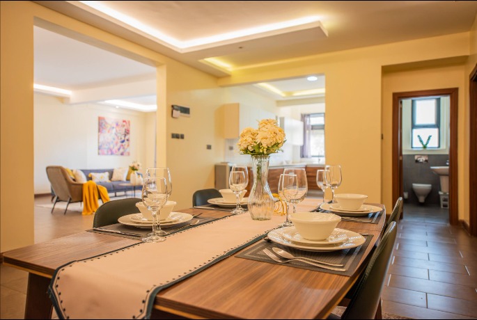 Fully Furnished 2-Bedroom All-En-Suite Apartment for Rent – Westlands